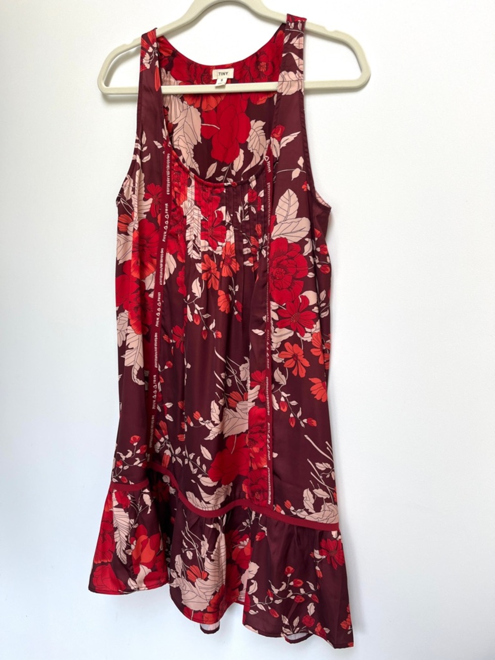 Anthropologie, moonrise ruffled dress by Tiny. Size small